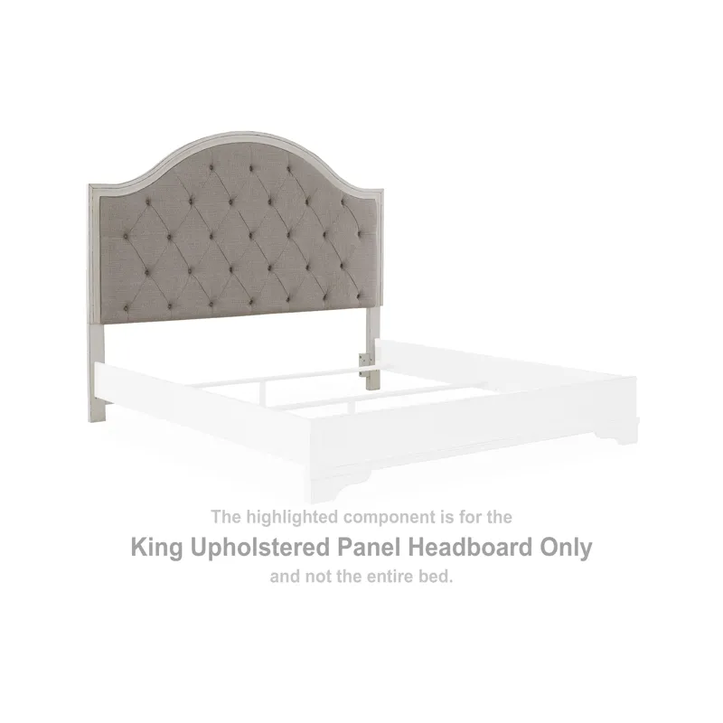 Moraway King Upholstered Panel Headboard