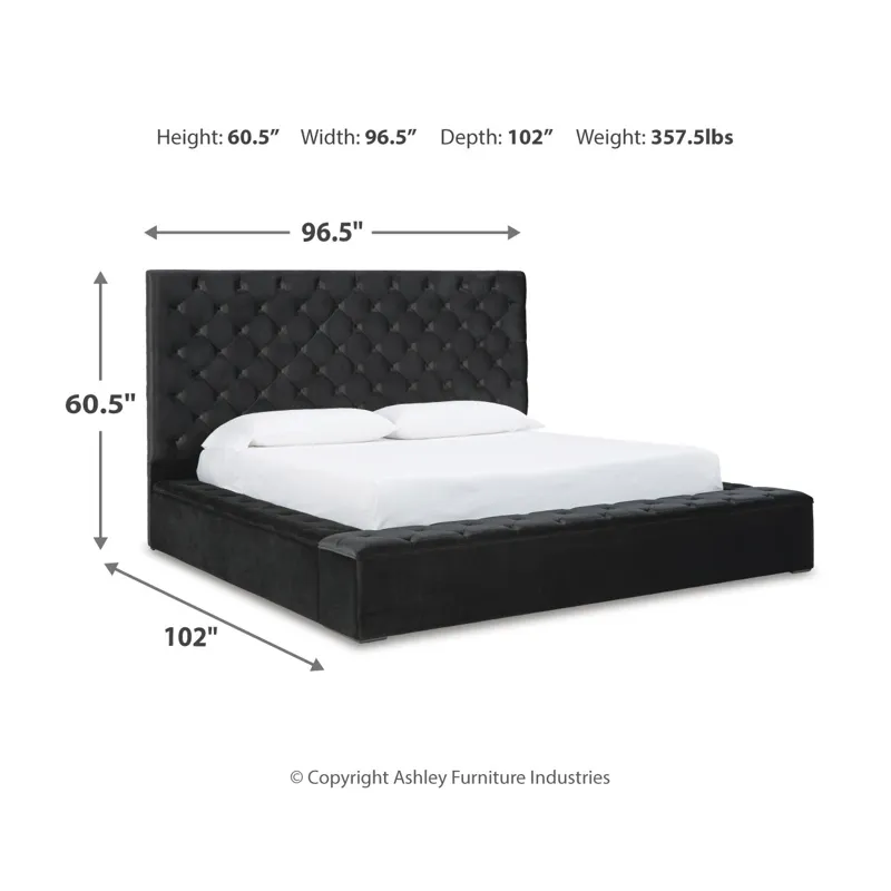 Lindenfield California King Upholstered Storage Bed