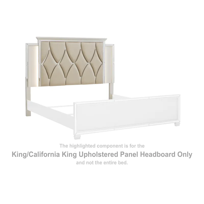Lindenfield King/California King Upholstered Panel Headboard