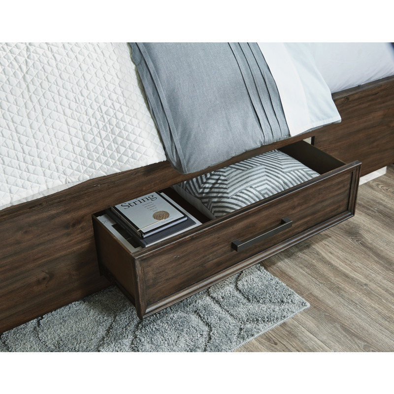 Johurst California King Panel Bed with 2 Storage Drawers by Signature