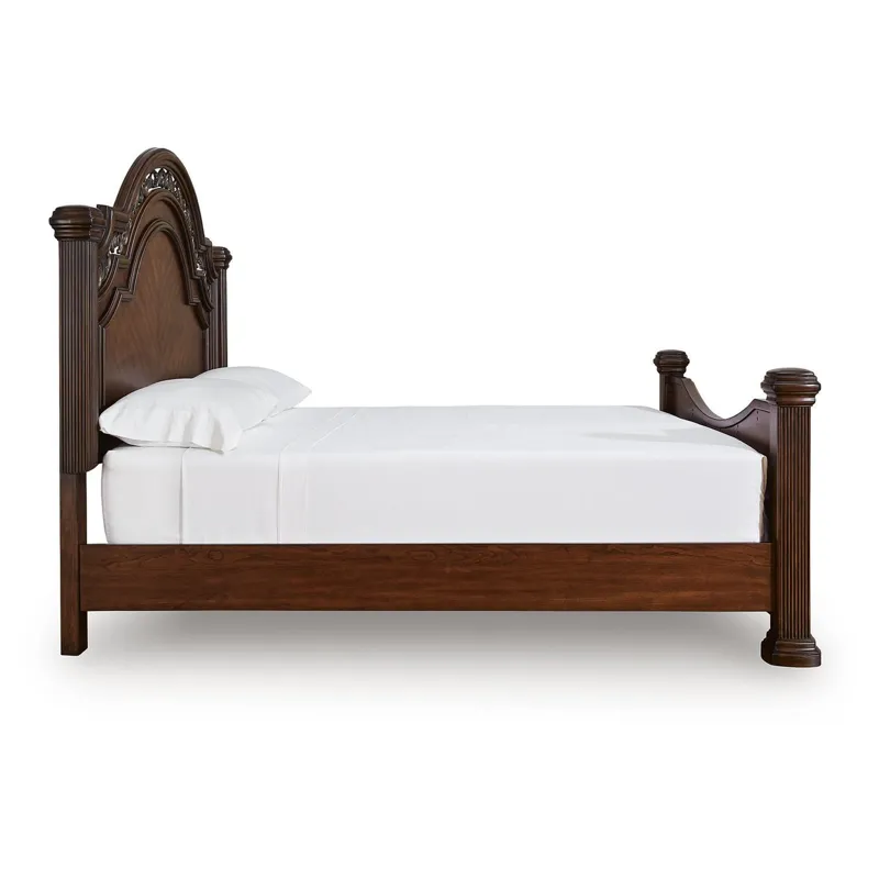 Lavinton Queen Poster Bed and 2 Nightstands
