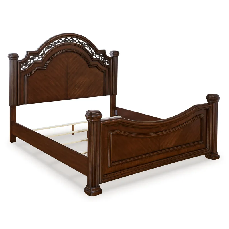 Lavinton Queen Poster Bed, Dresser, Mirror and Nightstand