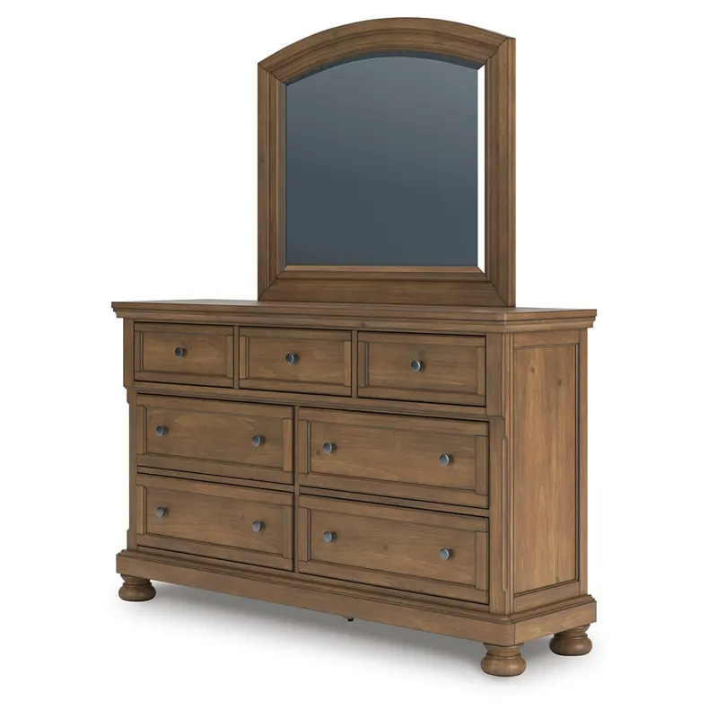 Vandenmore Queen Panel Bed, Dresser, Mirror, Chest and Nightstand