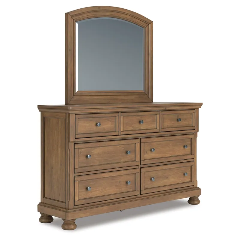 Vandenmore Queen Panel Bed, Dresser, Mirror, Chest and Nightstand