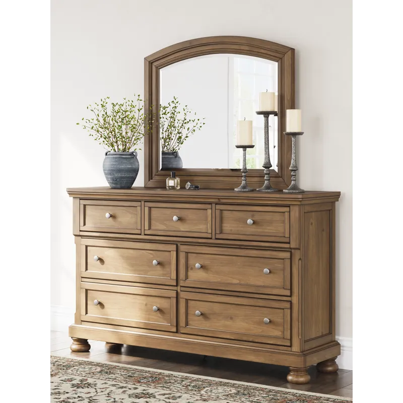 Vandenmore Queen Sleigh Bed, Dresser, Mirror, Chest and Nightstand