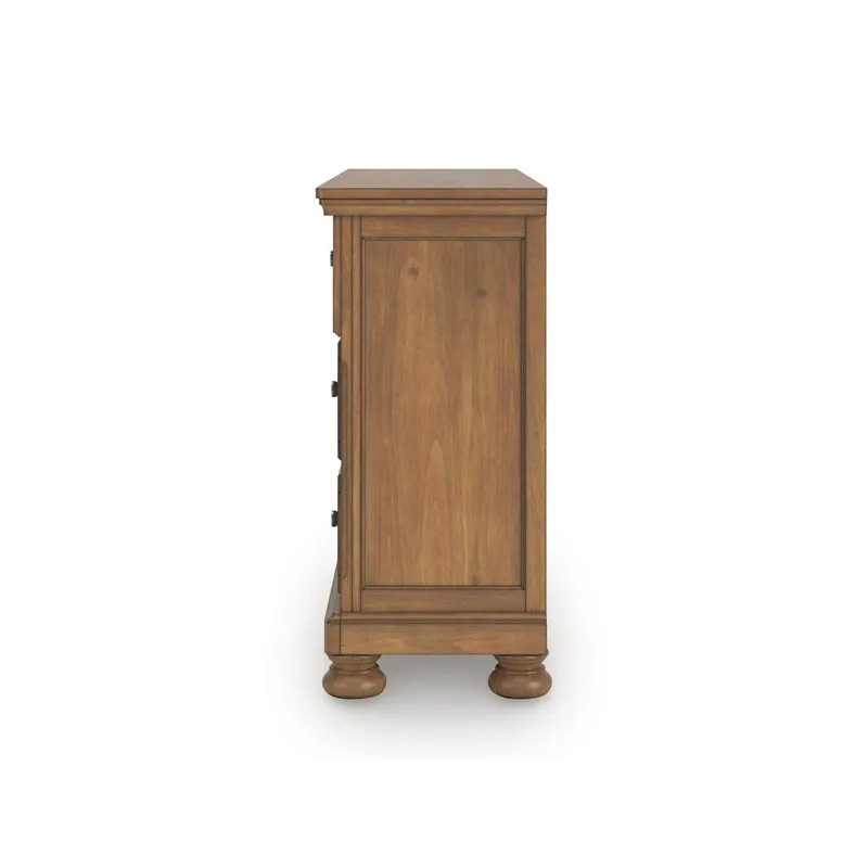 Feddinger California King Panel Storage Bed, Dresser and Nightstand
