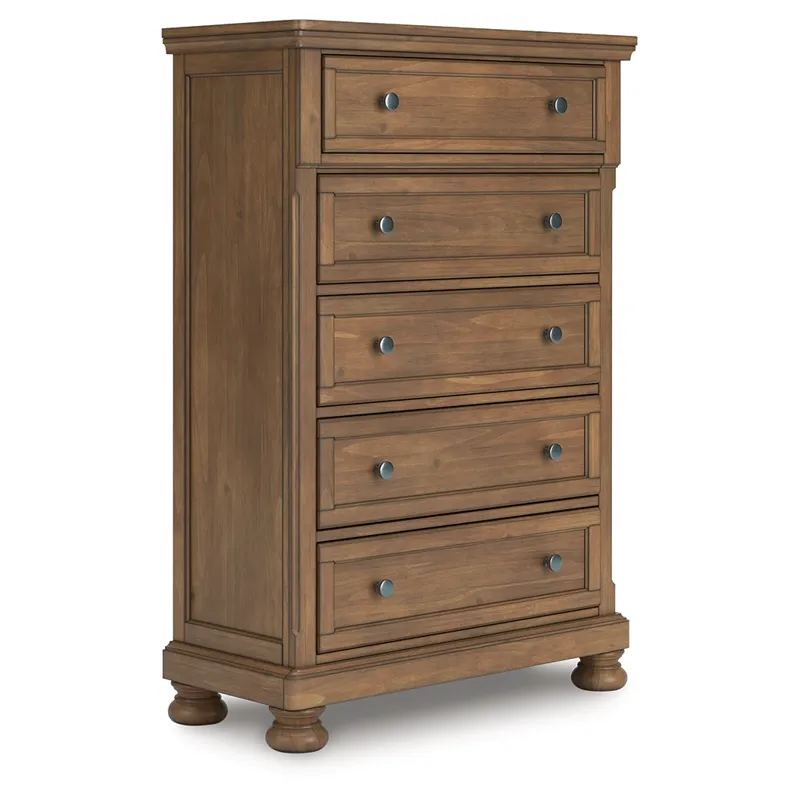 Vandenmore Queen Panel Bed, Dresser, Mirror, Chest and Nightstand
