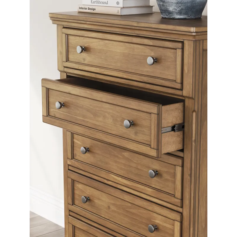 Vandenmore Queen Sleigh Bed, Dresser, Mirror, Chest and Nightstand