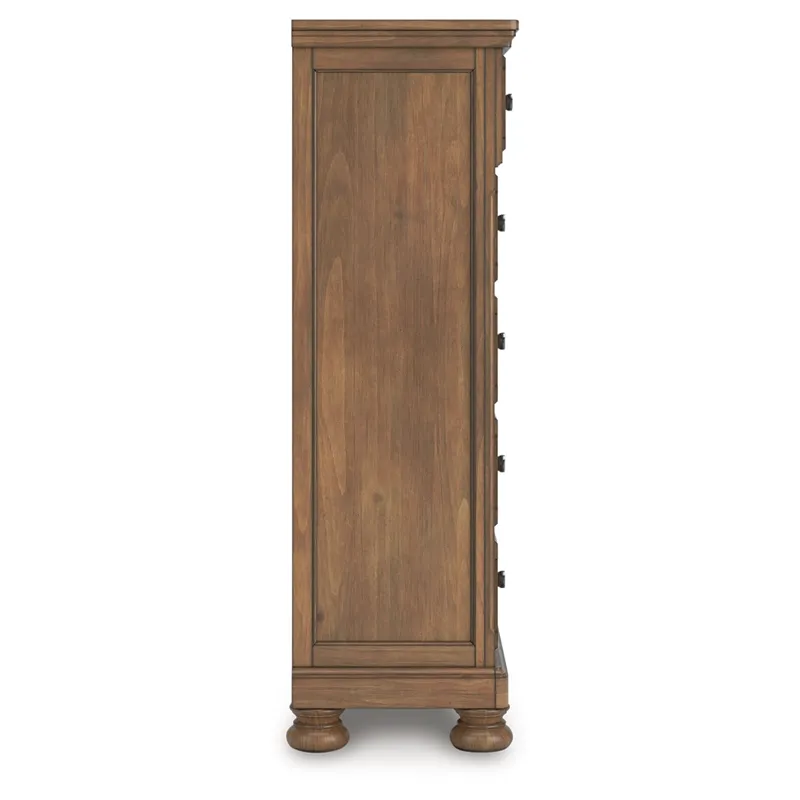 Vandenmore Queen Panel Bed, Dresser, Mirror, Chest and Nightstand