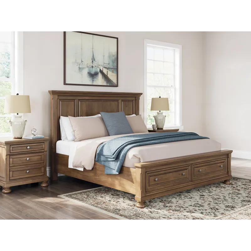 Vandenmore Queen Sleigh Bed, Dresser, Mirror, Chest and Nightstand