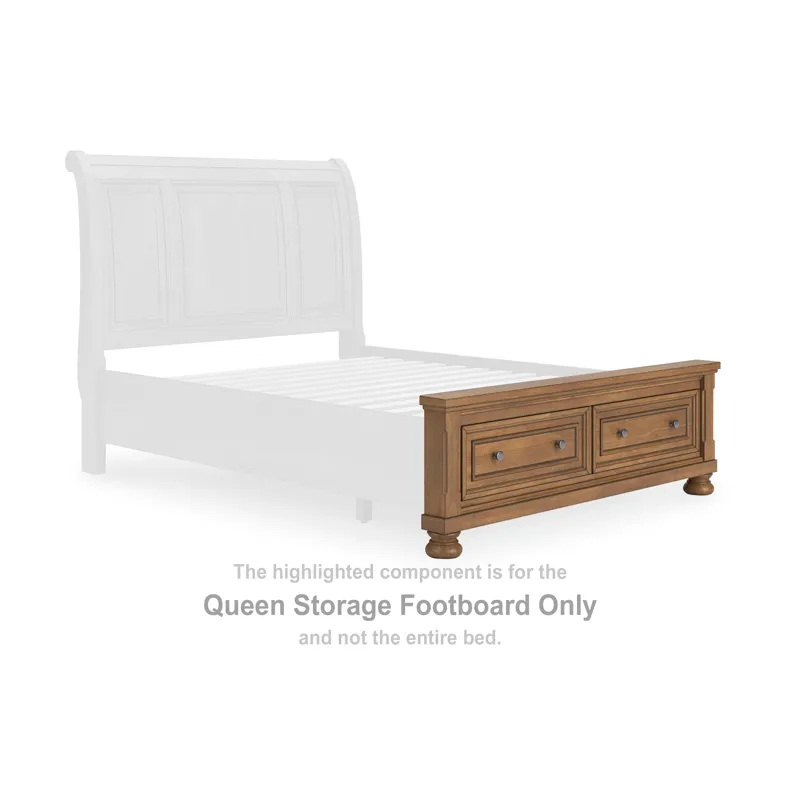 Feddinger Queen Storage Footboard