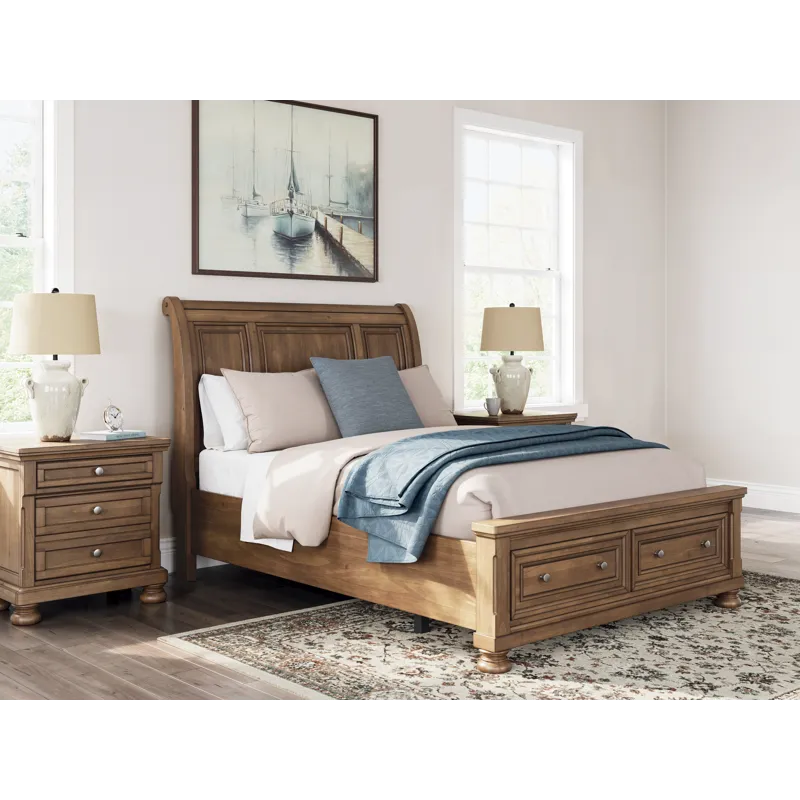 Vandenmore Queen Sleigh Bed, Dresser, Mirror, Chest and Nightstand