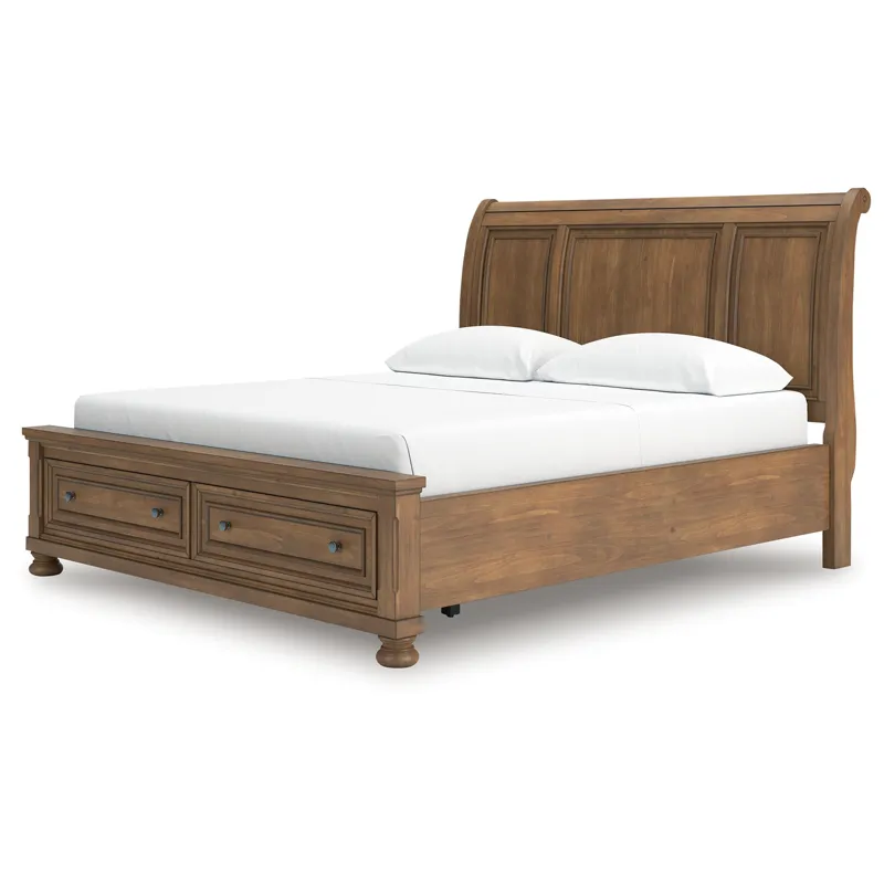 Feddinger California King Storage Sleigh Bed