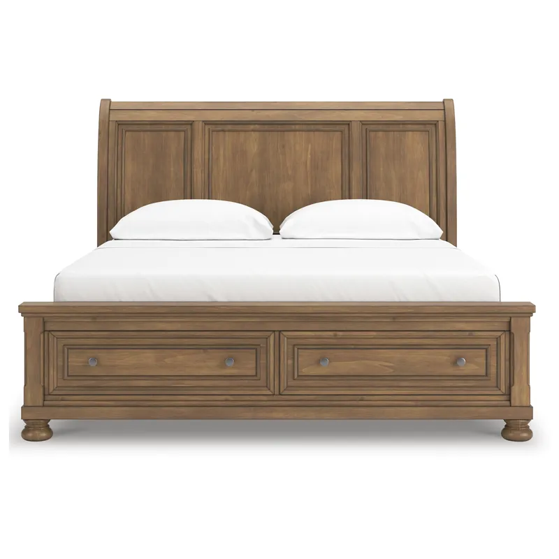 Feddinger California King Storage Sleigh Bed