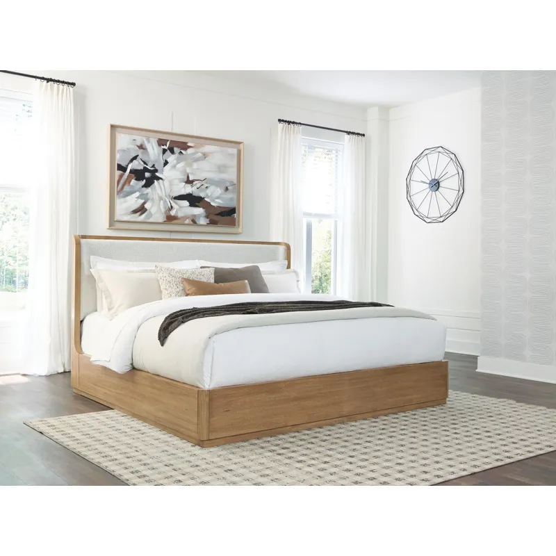 Pamaria California King Upholstered Panel Bed