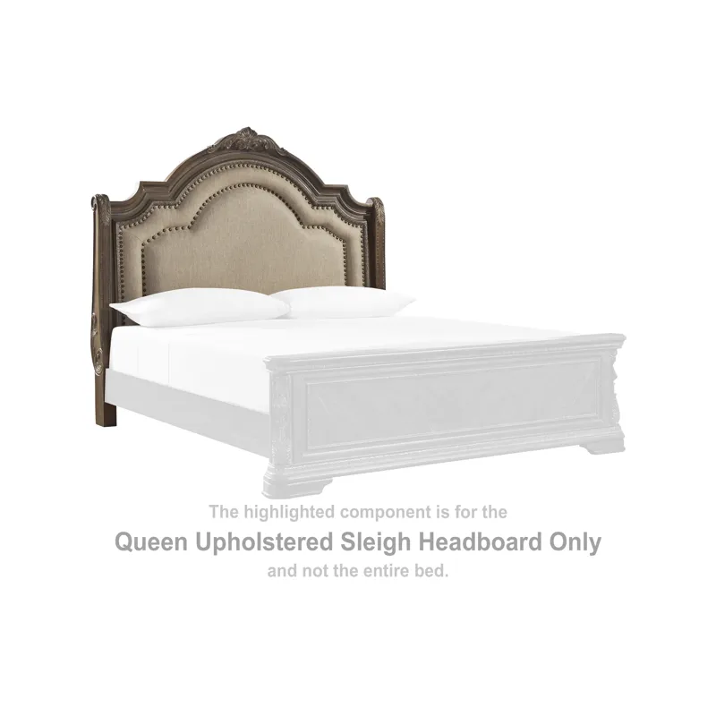 Charmond Queen Upholstered Sleigh Headboard