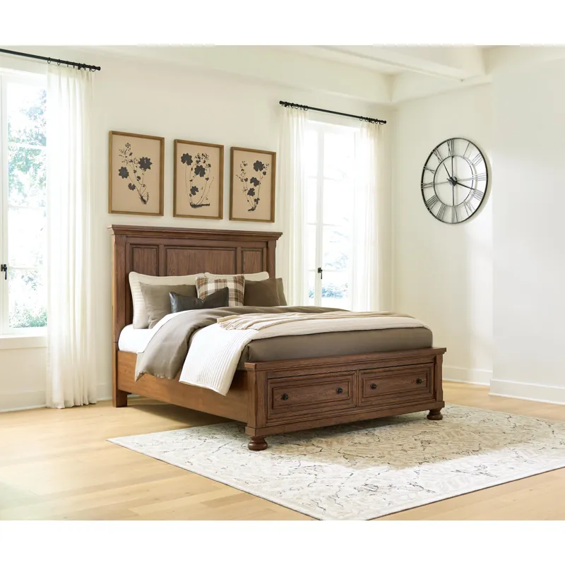 Zackaryn Queen Panel Storage Bed