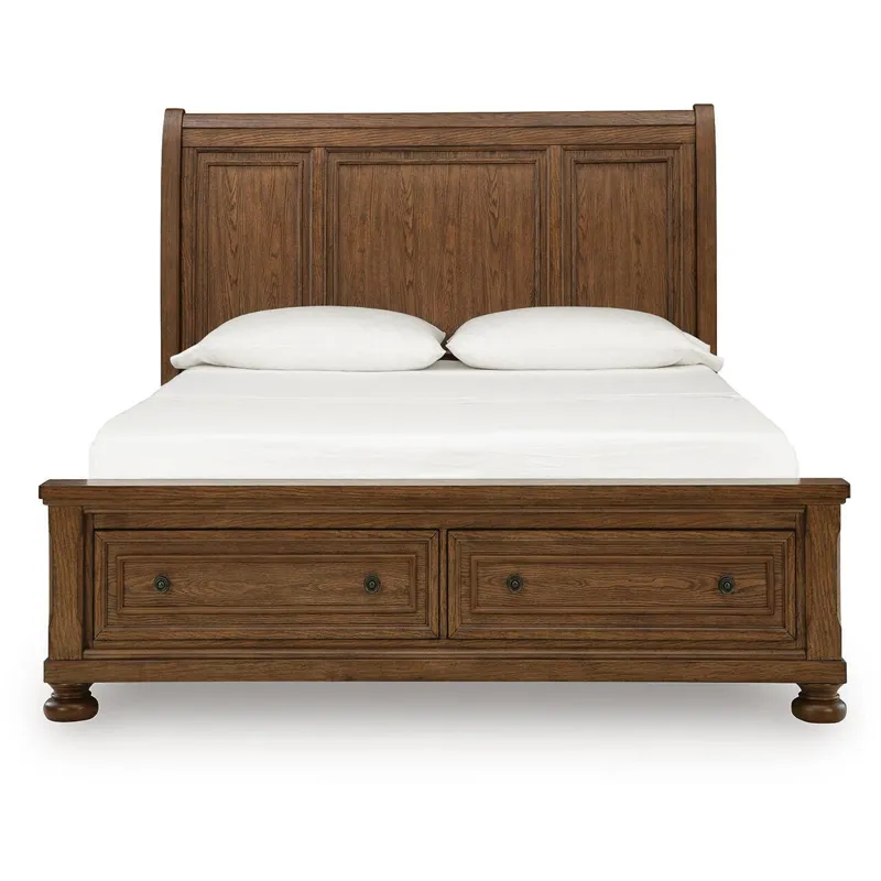 Zackaryn Queen Sleigh Storage Bed