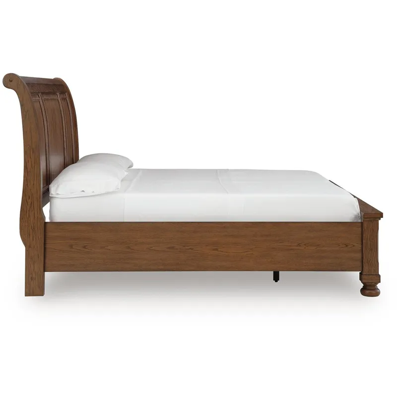 Zackaryn Queen Sleigh Storage Bed