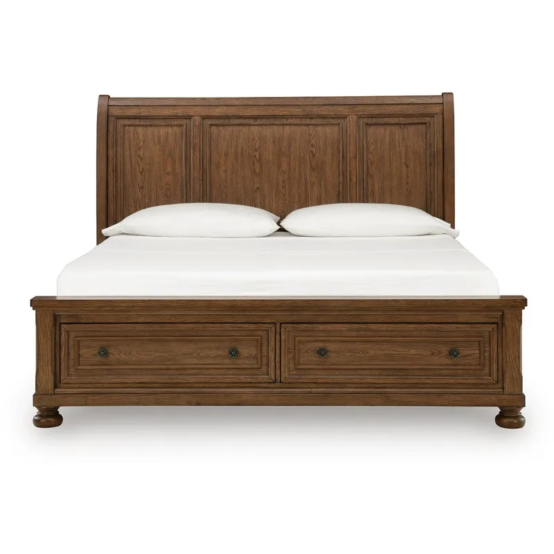 Zackaryn King Sleigh Storage Bed