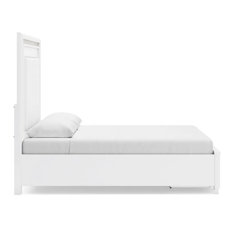 Chalanna Queen Panel Storage Bed and Nightstand