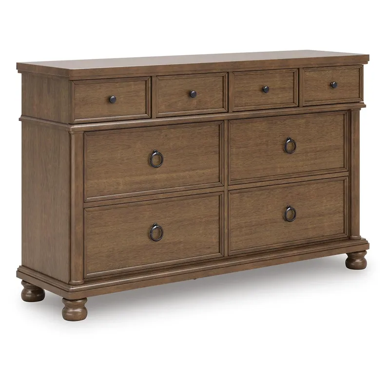 Chadworth King Poster Bed, Dresser and 2 Nightstands