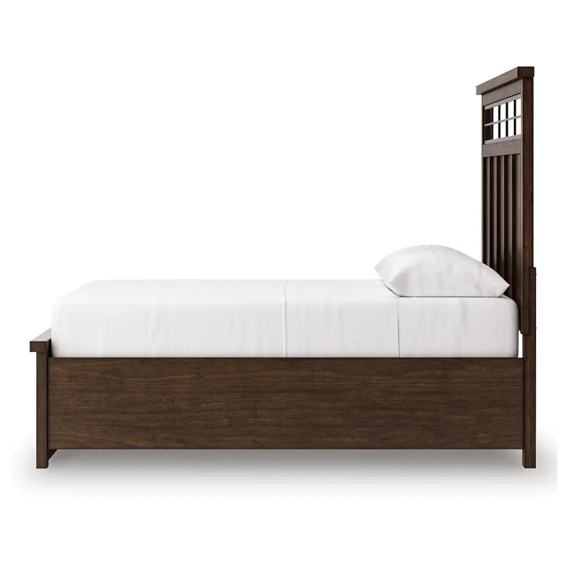 Taffenbrook Queen Panel Storage Bed, Dresser and Mirror