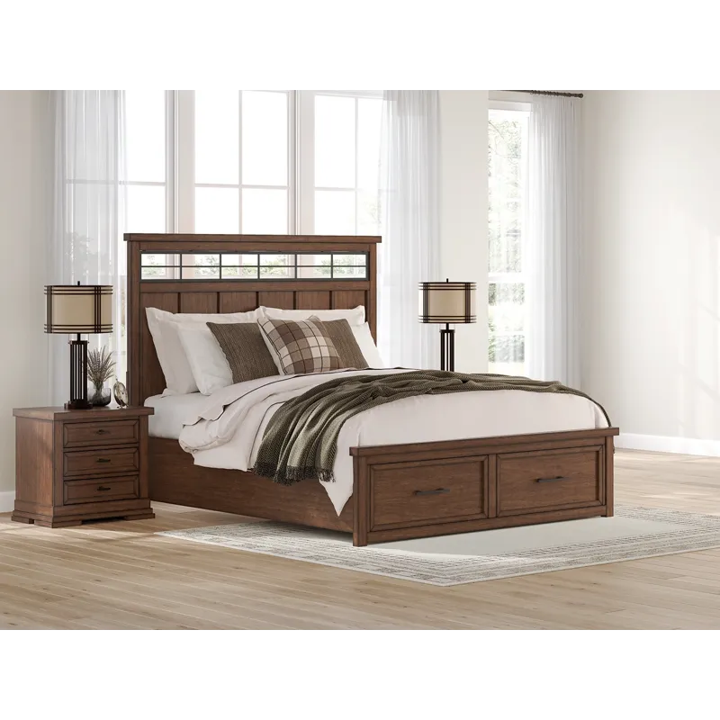 Taffenbrook California King Panel Storage Bed