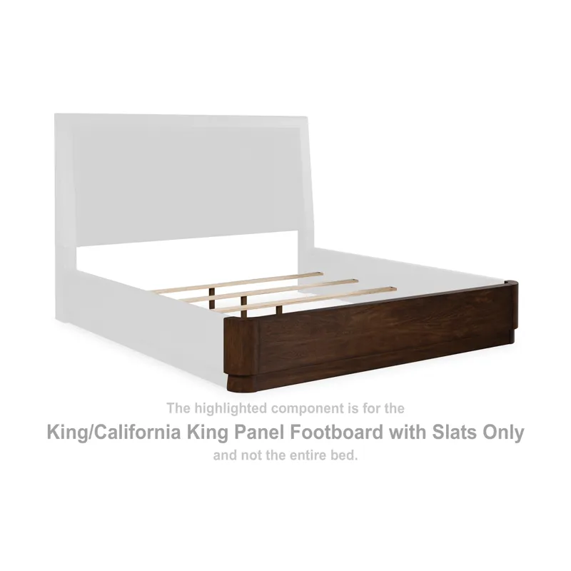 Dilenno King/California King Panel Footboard with Slats