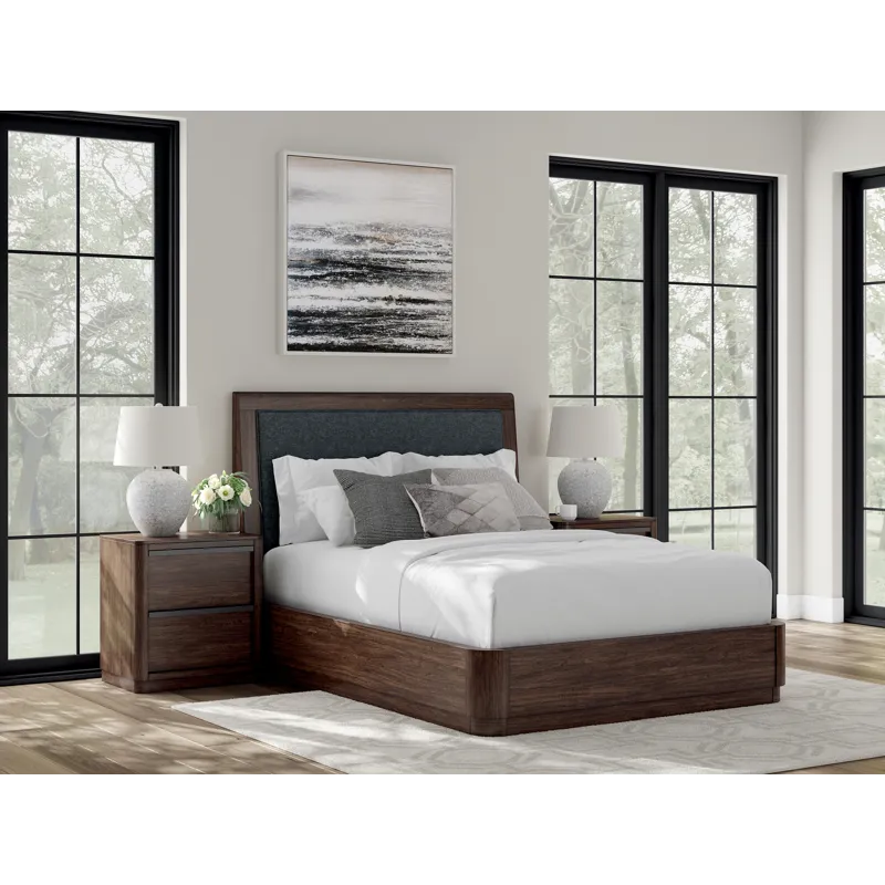 Dilenno Queen Upholstered Panel Bed