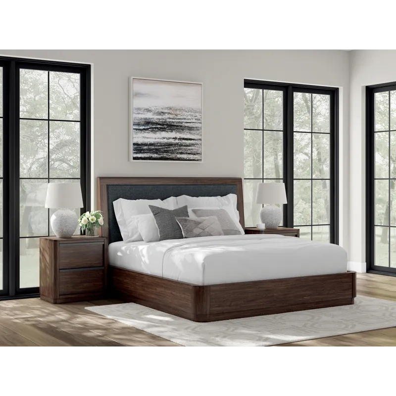 Dilenno King Upholstered Panel Bed