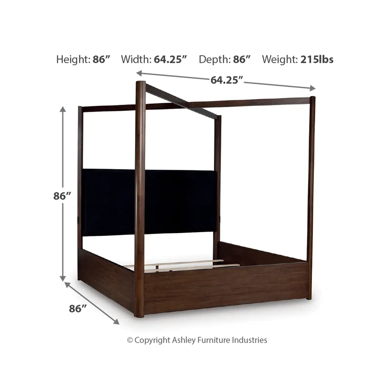 Kendamor Queen Canopy Bed