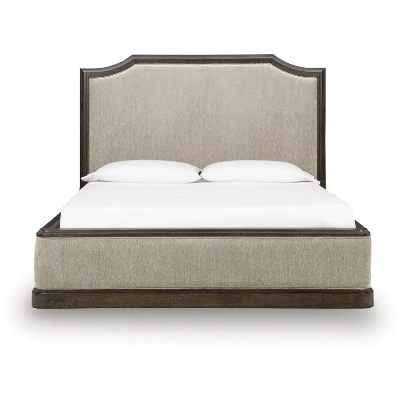 Bannette California King Upholstered Panel Bed