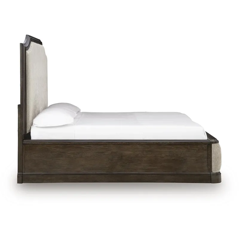 Bannette California King Upholstered Panel Bed