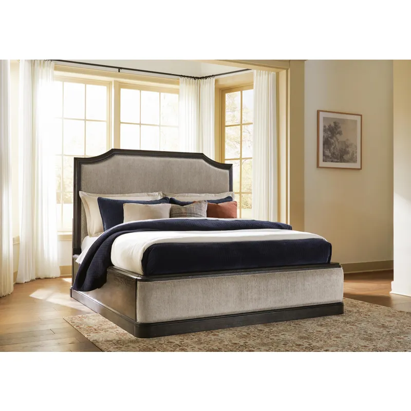 Bannette California King Upholstered Panel Bed