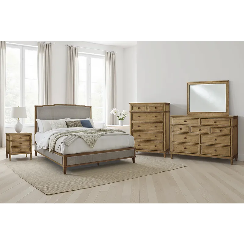 Sharlance Queen Upholstered Panel Bed
