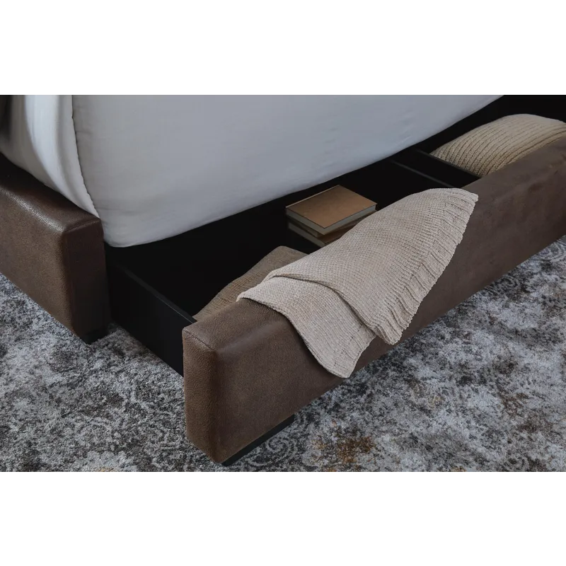 Lavernty Queen Upholstered Storage Bed