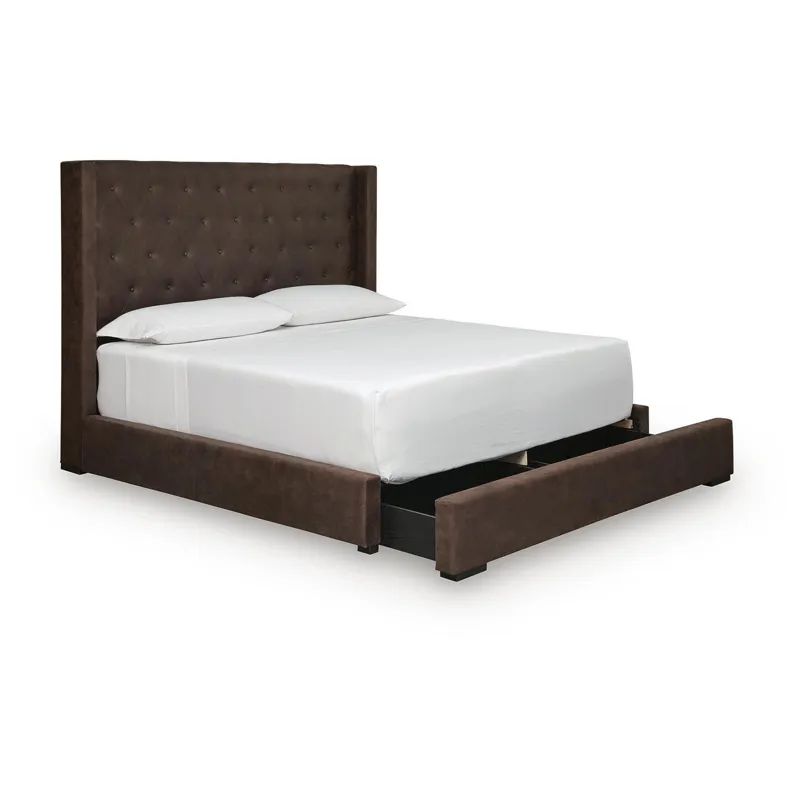 Lavernty Queen Upholstered Storage Bed