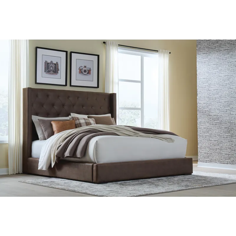 Lavernty Queen Upholstered Storage Bed