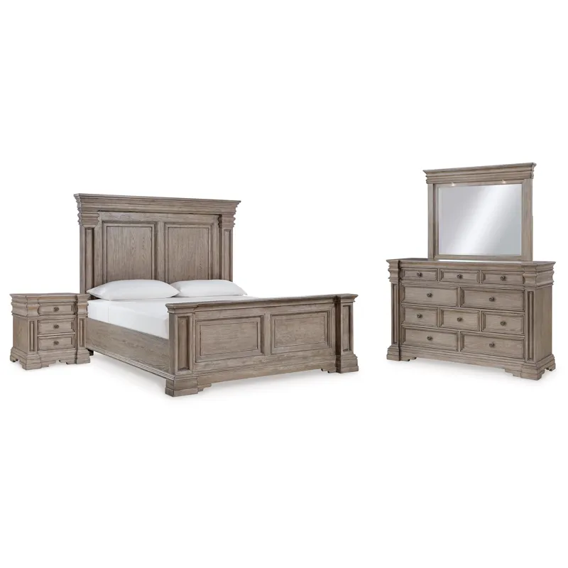 Blairhurst King Panel Bed, Dresser, Mirror and Nightstand