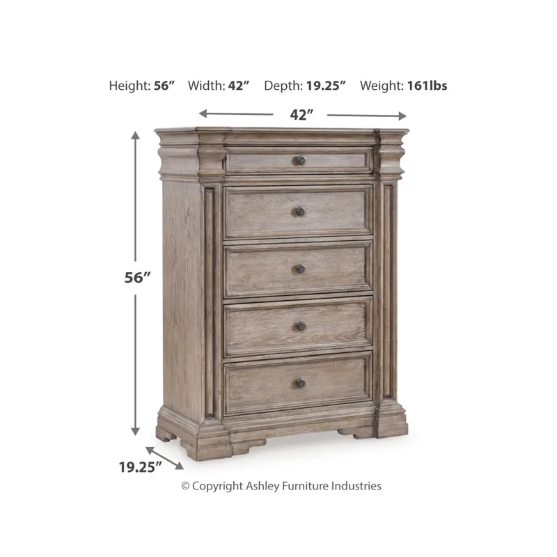 Blairhurst King Panel Bed, Dresser, Chest and 2  Nightstands
