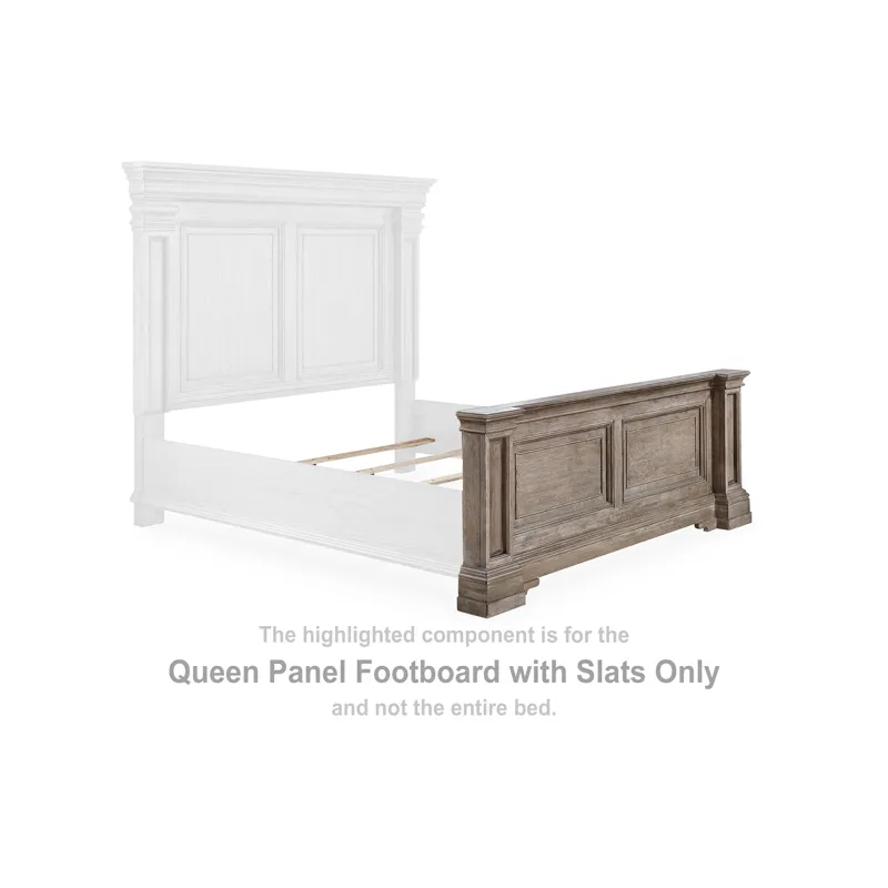 Blairhurst Queen Panel Footboard with Slats