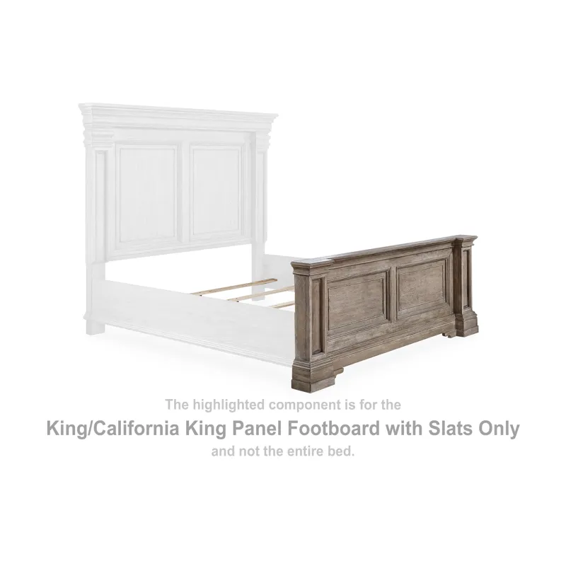 Blairhurst King/California King Panel Footboard with Slats