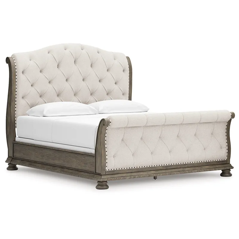 Ardenfield California King Sleigh Bed, Chest and Nightstand