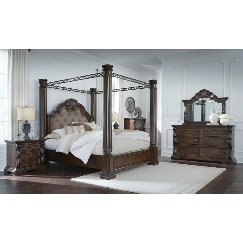 Maylee California King Canopy Bed