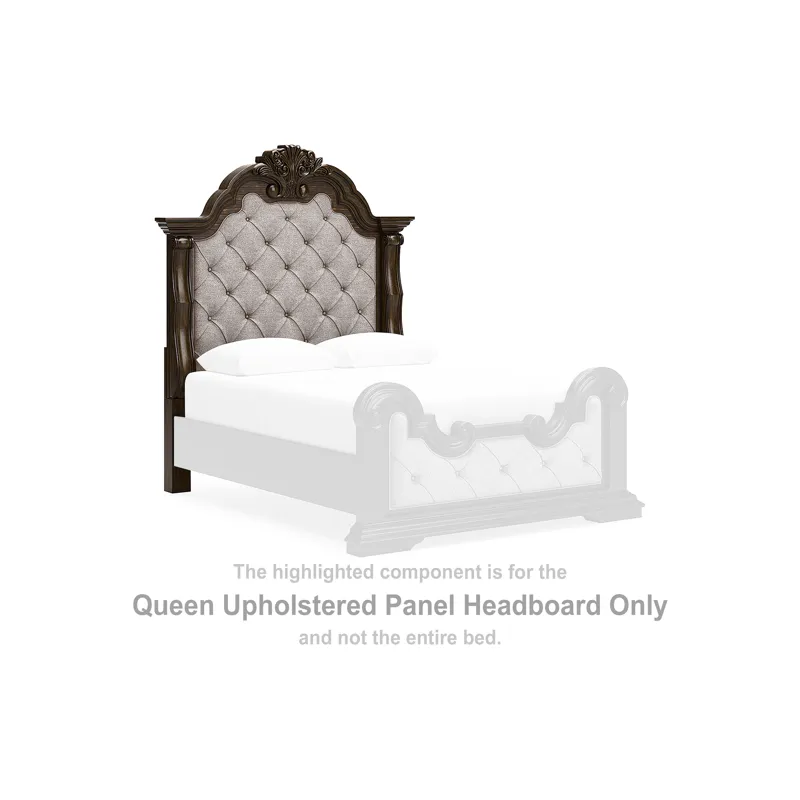 Maylee Queen Upholstered Panel Headboard