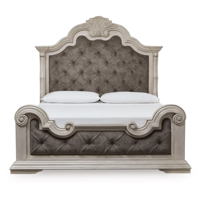 Andonhall California King Upholstered Panel Bed