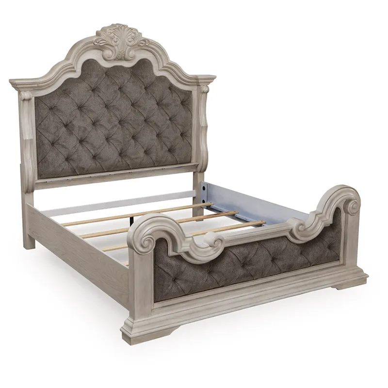 Andonhall California King Upholstered Panel Bed