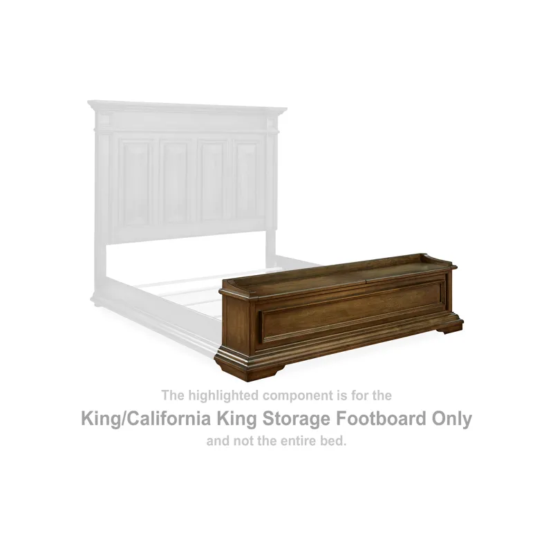 Channley King/California King Storage Footboard