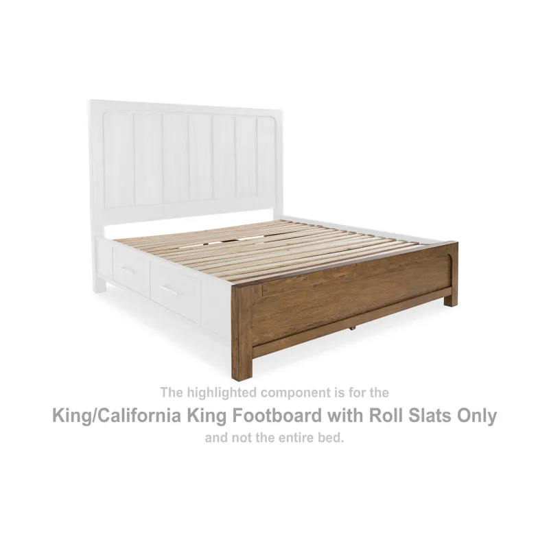 Cabalynn King/California King Footboard with Roll Slats